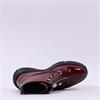Wonders Bristol Front Zip Stud Boot - Burgundy Patent